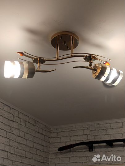 Люстра потолочная бу