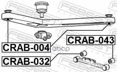 Сайлентблок задн подвески jeep grand cherokee