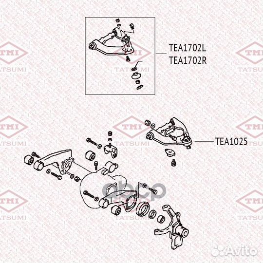 Опора шаровая нижняя R TEA1702R tatsumi