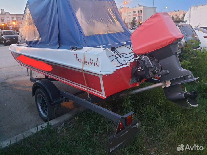 Казанка 5 м 2, Yamaha 40 veos, прицеп
