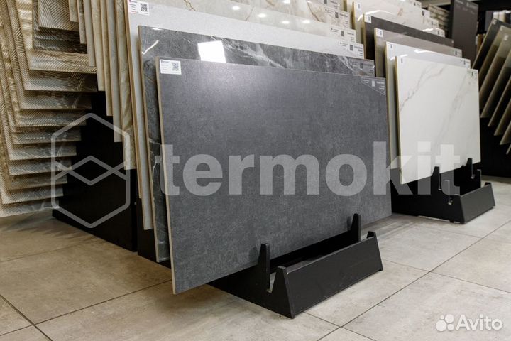 Керамогранит Laparet Techno Grafito графитовый SG50002020R 60х119,5 Матовый Карвинг