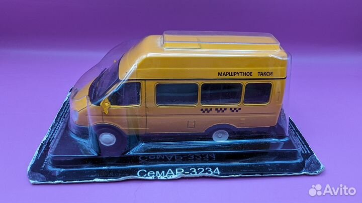 Семар-3234 маршрутное такси (1:43, deAgostini)