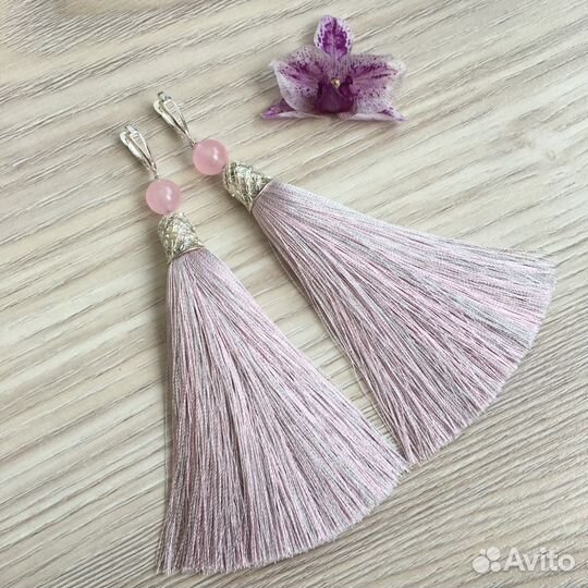 Серьги кисти
