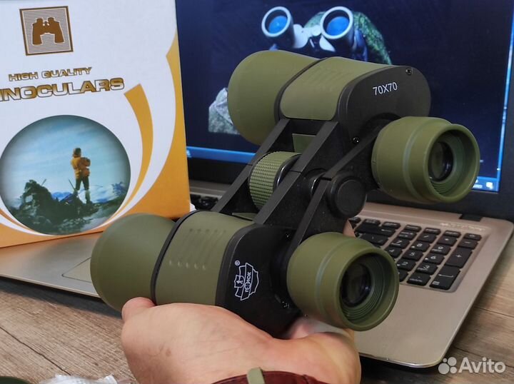 Тактический бинокль 70х70 