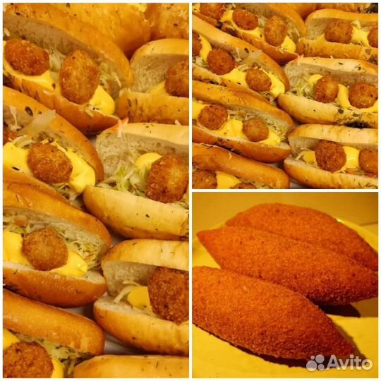 Булочка Чесночная. Люля в панировке