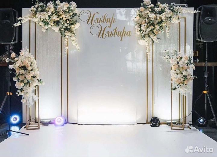 Оформление/украшение зала для торжеств,свадебное о