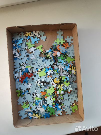 Цена за всё. Пазлы Муми тролли (два набора)значок