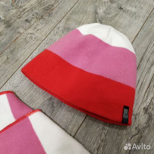 Комплект шапка-бини и шарф / обмен