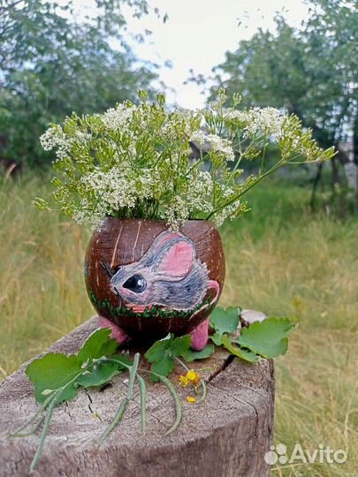 Кружка из кокоса 