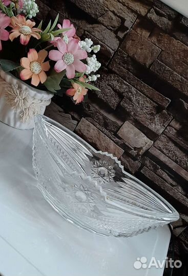 Салатник хрусталь