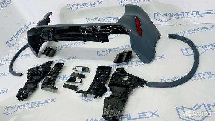 Задний бампер с расширением BMW X5 G05 в стиле X5M