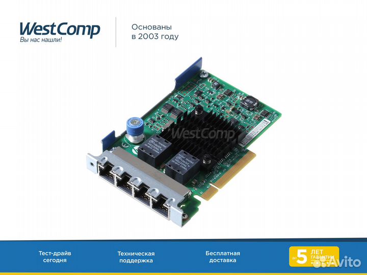 HP Ethernet 1Gb 4-port 366FLR Adapter (665240-B21)