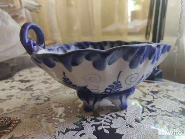 Конфетница, посуда гжель