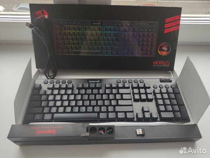 Клавиатура(низкопрофильная) Redragon Horus K-618