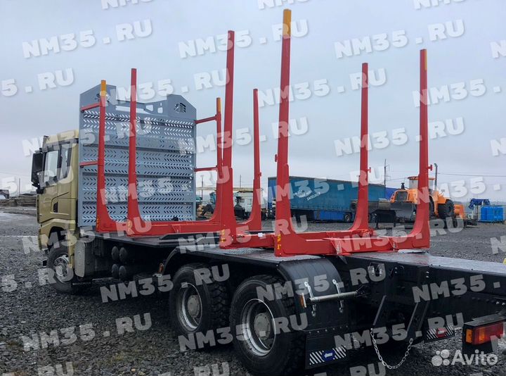Лесовоз на базе шасси Shacman SX32586T384C 6x4