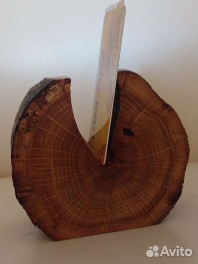 Визитница настольная из дуба