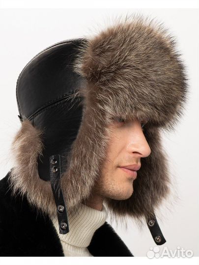 Шапка ушанка меховая