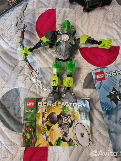 Lego hero factory 6203, 44006 и robor invincibilit