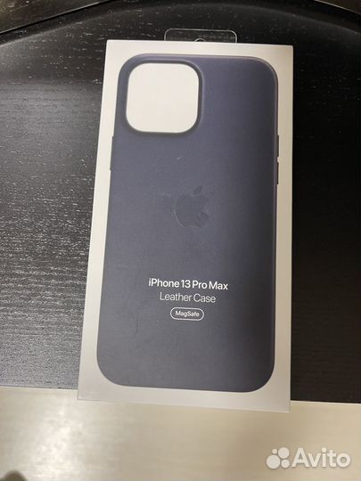 Чехол на iPhone 13 pro max кожаный