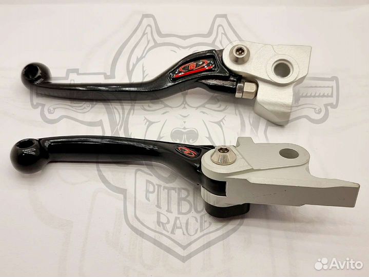 Комплект рычагов сцепление/тормоз otom brembo черн