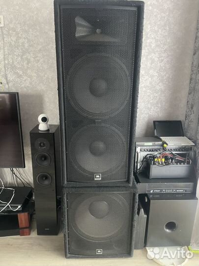 Комлект звука JBL: сателиты+сабы+усилители
