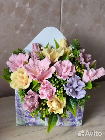 Букет из мыла