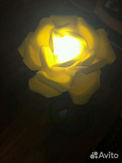 Роза светильник из изолона