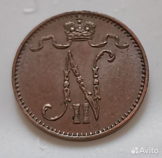 1 пени 1908 Финляндия