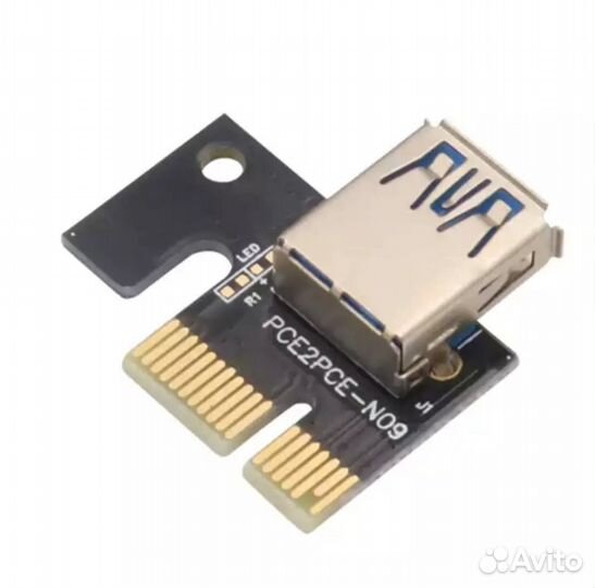 Райзер(Riser) для видеокарты, с датчиком температу