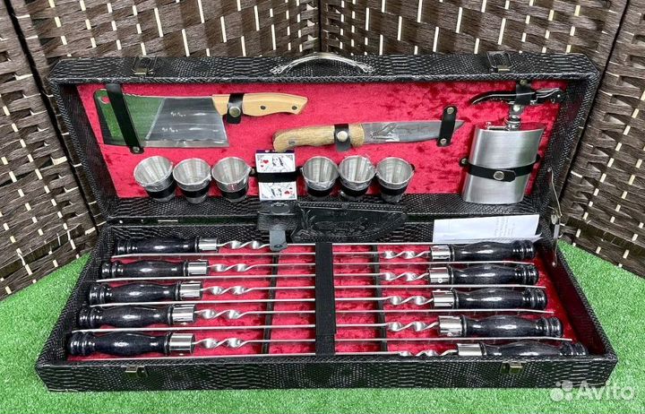 Шашлычный набор в кейсе. Новый