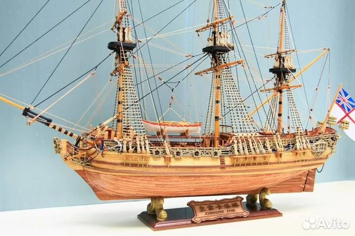 Сборная модель: HMS Royal Caroline 1749 1/30