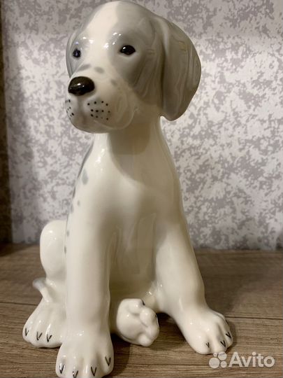 Фарфоровый щенок лфз