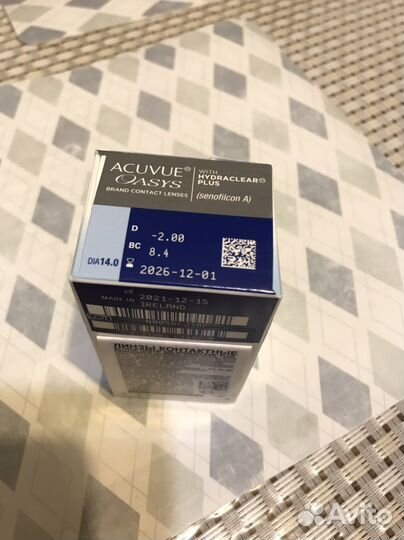 Линзы контактные acuvue oasys двухнедельные