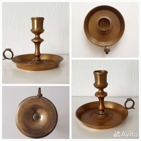 Латунные и бронзовые подсвечники