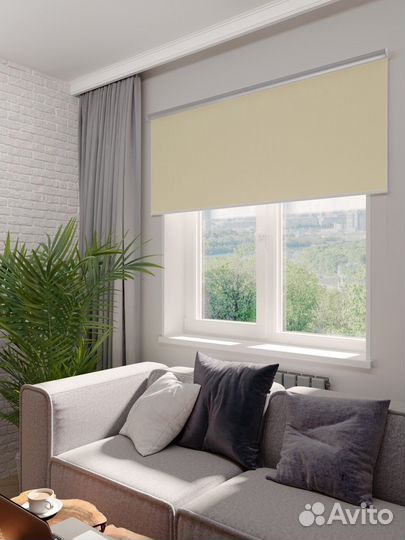 Рулонные шторы Блэкаут Коралловые RAL7617