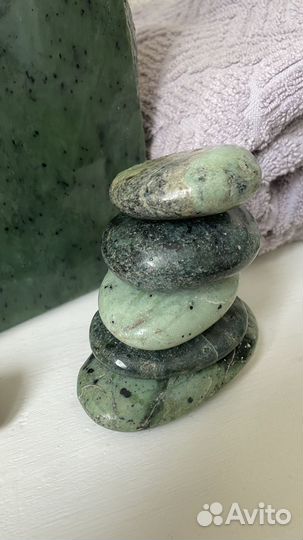 Нефритовые окатыши для стоун терапии