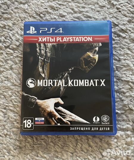 Диск с игрой Mortal Kombat X для PS4