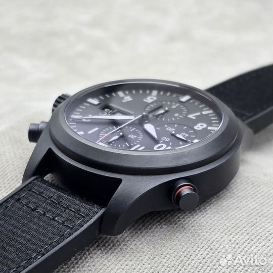 IWC Pilots Double Chronograph Top Gun Ceratanium