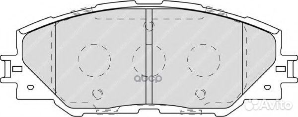 Колодки тормозные перед toyota RAV4 05- 04465-4