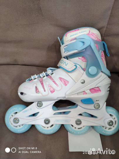 Роликовые коньки детские раздвижные Reaction новые