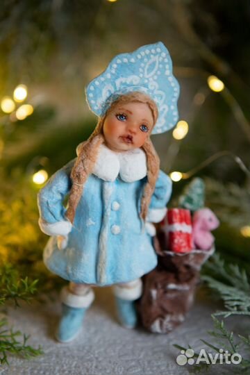 Ватная игрушка Снегурочка