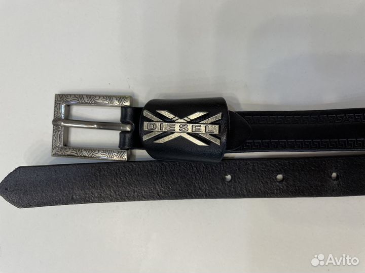 Ремень женский натуральная кожа черный