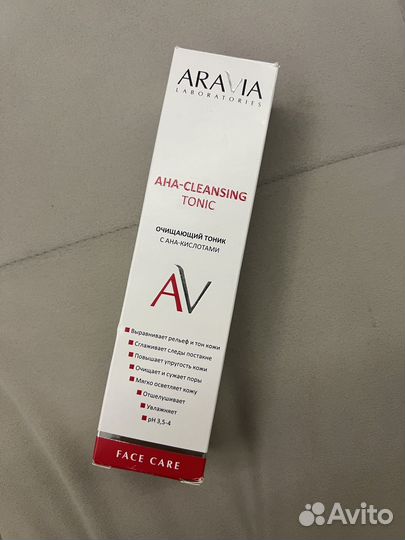 Тоник aravia laboratories aha-cleansing tonic