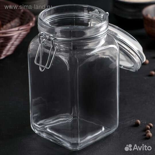 Банка для сыпучих продуктов «Кремлин», 1,3 л, с кр