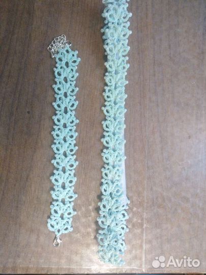 Ободок и браслет