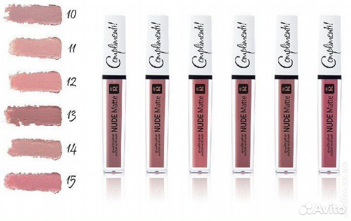 Жидкие матовые помады Complimenti от Relouis