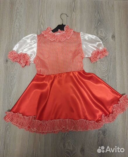 Карнавальный костюм Красная шапочка/ Герда