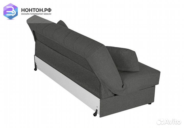 Диван книжка Ручеек жаккард темно-серый