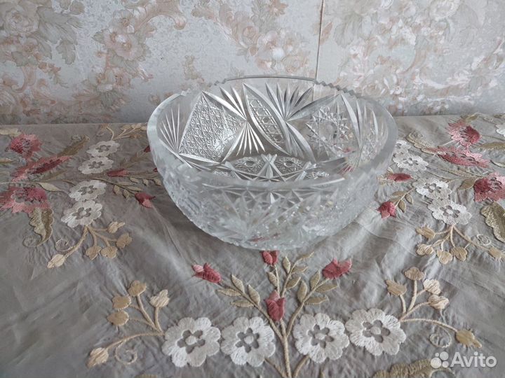 Хрустальный салатник