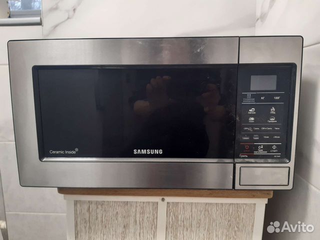 Микроволновая печь с грилем samsung ge73mr